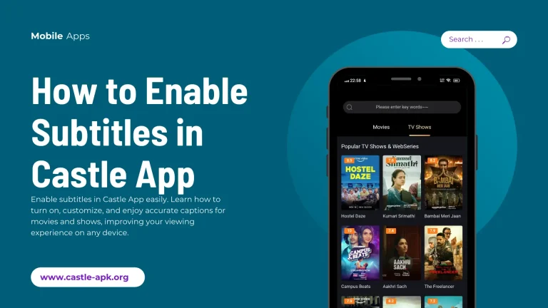 How to Enable Subtitles in Castle App
